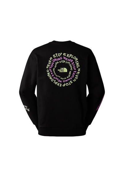 The North Face U Nse Graphic Crew Unisex Günlük Sweatshirts Nf0a87f4jk31 Siyah Nf0a87f4jk31