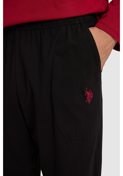 U.S. Polo Assn. Erkek Bordo Pijama Takımı 50333258-vr014