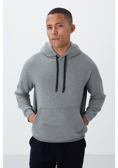 Tommy Life Gri Melanj Pamuklu Kalın İçi Tüylü Yumuşak Dokulu Comfort Fit Nakışlı Erkek Sweatshirt - 88419 GRİ MELANJ Tommy Life Gri Melanj Pamuklu Kalın İçi Tüylü Yumuşak Dokulu Comfort Fit Nakışlı Erkek Sweatshirt - 88419 GRİ MELANJ