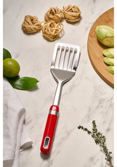 Karaca  Mastermaid Oluklu Spatula Kırmızı