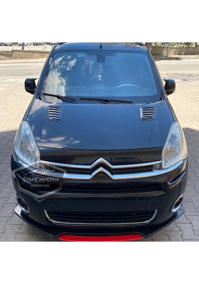 Peugeot Partner Tepee 2012-2018 Uyumlu Batman Yarasa Ayna Kapağı Piano Black Abs Plastik Sağ Sol Takım 00 Şüscaroto Aksesuar