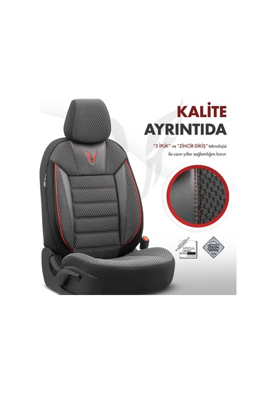 Toro Design Ortopedik Ekstra Destekli Oto Koltuk Kılıfı Özel Pamu