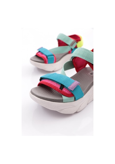 Dgn Ss0001-0178 Kadin Cirtli Sandalet Yeşil Mavi
