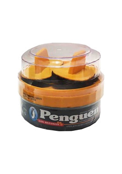 Penguen Krem Ayakkabı Boyası 200 Ml Cilalı Çift Süngerli