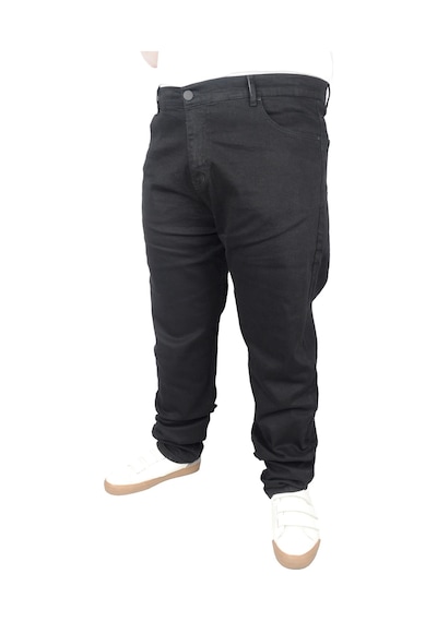 Mode Xl Büyük Beden Erkek Pantolon Kot Black 21920 Siyah 001