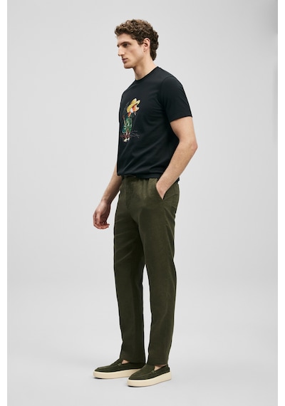 Lufian Duck Modern Grafik T- Shirt Siyah Siyah 111020292100100 Siyah
