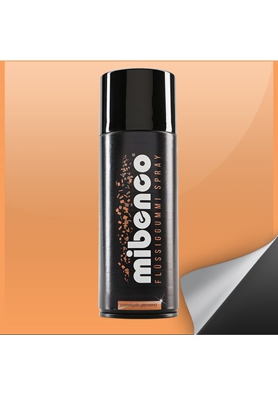 Plasti Dip - Mibenco 400Ml Sprey - Parlak Pastel Sarı
