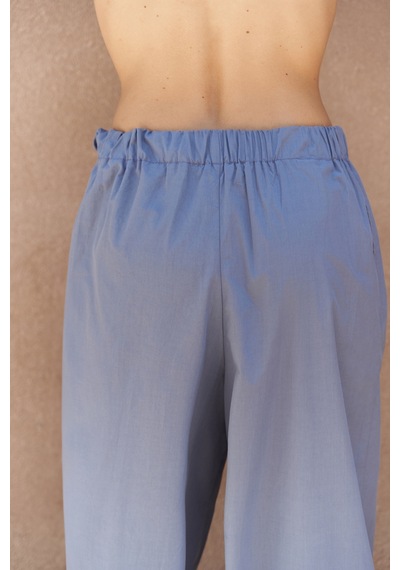 Mai Collection Mai Studios Co. Mirabella İndigo Gömlek Pantolon Takım İndigo