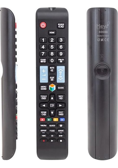 Hey Samsung Uyumlu Aa59-0638a 3d Tuşlu Lcd Led Tv Kumanda,