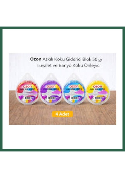 Bezos Ozon Askılı Wc Kokusu 4 Adet Bzs01