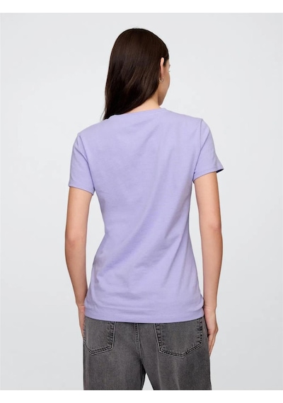 Kadın Gap Logo T-shirt Lila-6602 Lila