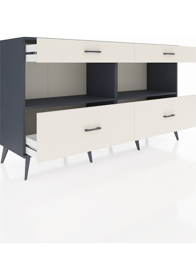 Hyperion Konsol 2 Raflı 4 Çekmeceli 176x44x99 Antrasit-antrasit/ Antrasit-antrasit/aytaşı Hyperion Konsol 2 Raflı 4 Çekmeceli 176x44x99 Antrasit-antrasit/ Antrasit-antrasit/aytaşı