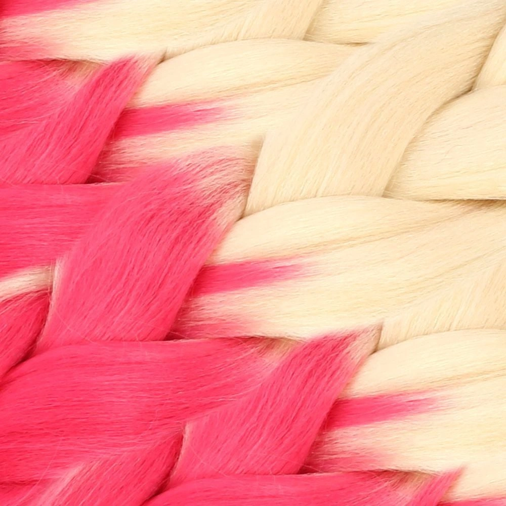 Afrika Örgülük Sentetik Ombreli 100 Gr. / Platin / Pembe - Rzır-462931 Çok Renkli