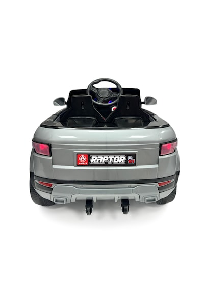 Raptor 12v Akülü Jeep Gri Güçlü Çift Motor Ve Multimedya Özelli