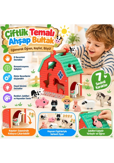 Çiftlik Temalı Ahşap Bultak