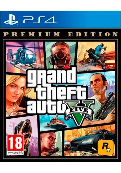 Gta 5 Grand Theft Auto V Premium Edition PS4 Oyun