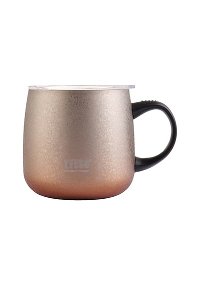Tyeso Napoli Mug Vakumlu Paslanmaz Çift Duvarlı Termal Kapaklı 355ml Pembe