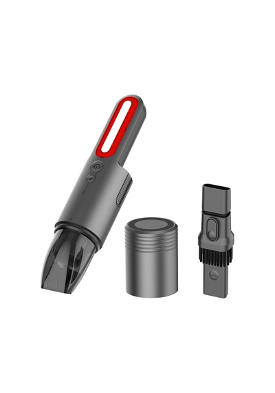 V8 70w Şarjlı Kablosuz Araç Süpürgesi 2200 Mah Type-c Led Ve Sos Işıklı El Tipi Süpürge