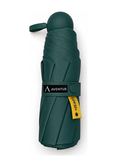 Aventus Umbrella Kapsül Şemsiye - Uv Korumalı Güneş Şemsiyesi Yeşil
