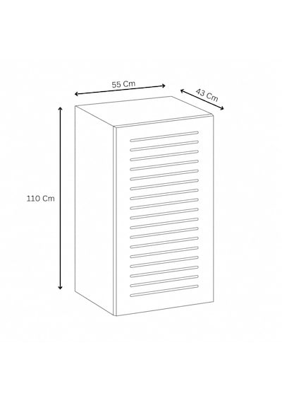 Midas Kombi Dolabı 110 Cm 100% Mdf Kumtaşı Midas Kombi Dolabı 110 Cm 100% Mdf Kumtaşı