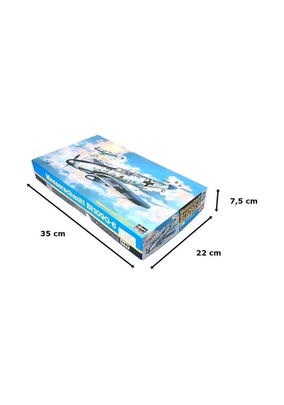 Hasegawa Jt47 9147 1/48 Ölçek, Messerschmitt Bf19g-6, Savaş Uçağı Plastik Model Kiti-50806
