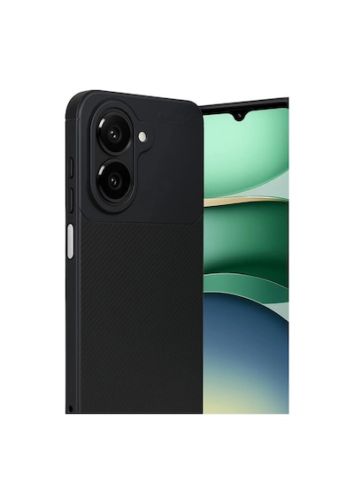 Samsung Galaxy Uyumlu A07 4g Auto Focus Karbon Kapak - Siyah İtdark50988