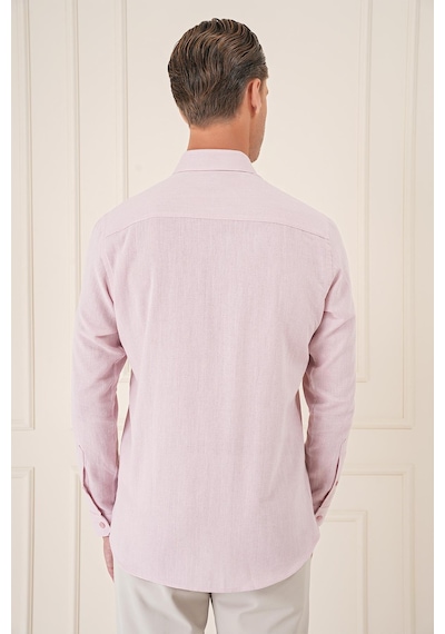 Efor Slim Fit Düğmeli Yaka %100 Pamuk Klasik Pudra Gömlek Gk 723 Pudra Efor Slim Fit Düğmeli Yaka %100 Pamuk Klasik Pudra Gömlek Gk 723 Pudra