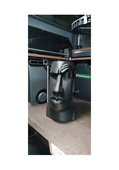 Moai Kafası Dekoratif 3d Baskı Modern Masaüstü Dekor