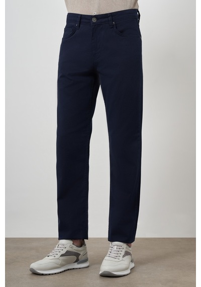 Morven Erkek Lacivert Pamuk 5 Cep Dynamic Fit Jean Kot Pantolon 25ms003039200 Lacivert