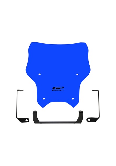 Gp Kompozit Cf Moto 250 Nk 2023-2026 Uyumlu Ön Cam Mavi 33cm