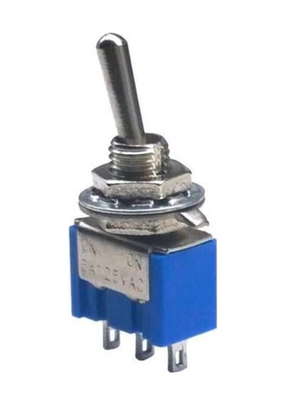 Toggle Swıtch 6p On-off Mts202 - 10 Adet