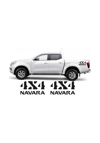 Nissan Navara 4X4 Sticker Set Off Road Araba Stickerı