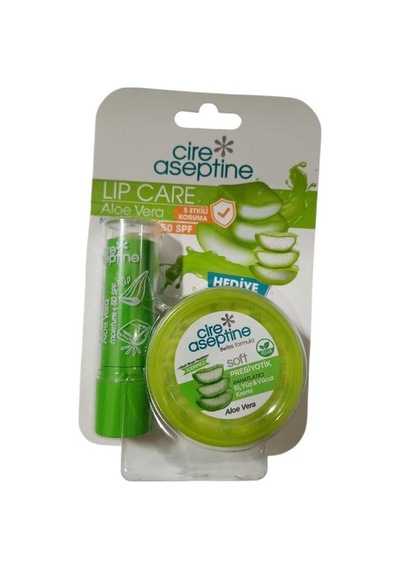 Cire Aaseptine Dudak Bakım Kremi Lip Care +krem 30ml Aloe Vera