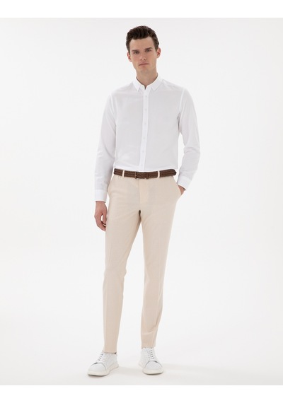 Pierre Cardin Erkek Beyaz Gömlek Desenli 50304764-vr013 Beyaz