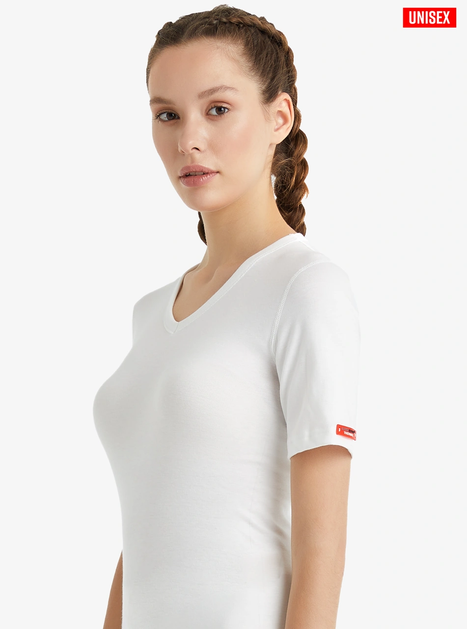 Blackspade Unisex Termal Tişört 2. Seviye 1263 - Beyaz
