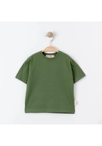 Tiffany Tekstil Tiffany T-shirt Basic Süprem Haki