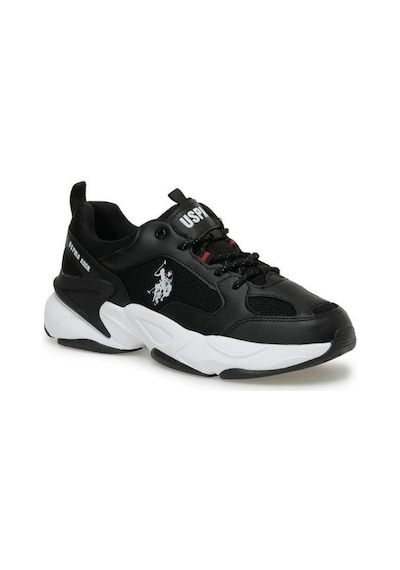 U.s. Polo Assn. 101503746 Maybe Wmn 4fx Siyah/beyaz Kadın Sneaker 001