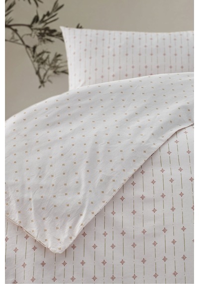 Doqu Home Boho Chic Spring Easy Cot-nevresim Takımı-tek-ravel Krem