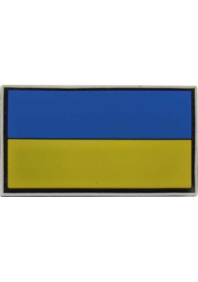 Single Sword Ukrayna Bayrağı Taktik Patch Plastik Askeri Çanta, Mont Ve Üniforma Arması Orta Boy