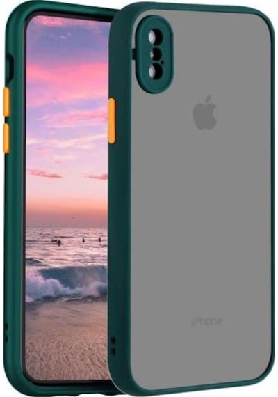 Apple Uyumlu iPhone X Xs Kilif Lens Korumali Mat Silikon Kapak 449255024