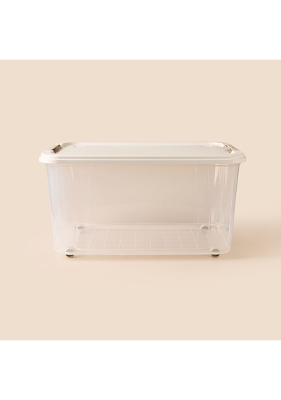 Living Agata Organizer Kutu - Şeffaf - 50 Lt Çok Renkli