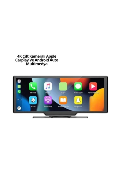 Mey İthalat Honda Civic, Jazz, Hr-v, Cr-v, Nissan Qashqai, Micra, Juke,uyumlu Kablosuz Carplay & Android Auto Multimedya Geri Görüş Kameralı Çok Renkli