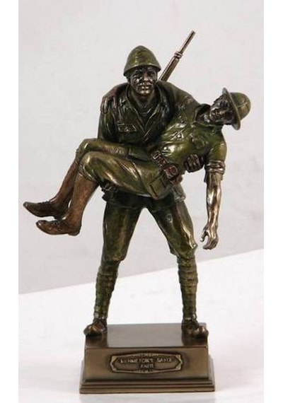 WISE Veronese Serisi-MEHMETCIGE SAYGI ANITI BRONZ-18*12*12 CM.