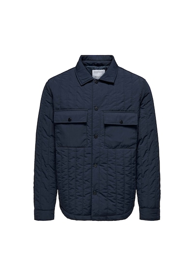 Only & Sons Jack Quilted Erkek Lacivert Mont 22030317-pn Lacivert