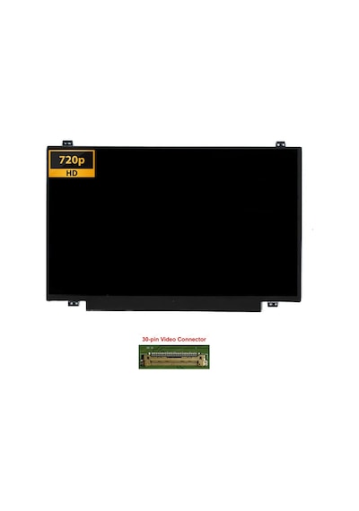 Dell W92hv, 0w92hv 14.0 '' 30 Pin Hd Slim Led Ekran A+ Kalite