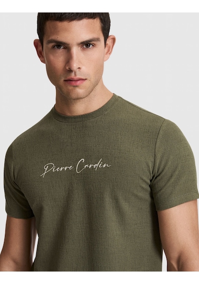 Pierre Cardin Erkek Haki Tişört 50327858-vr027