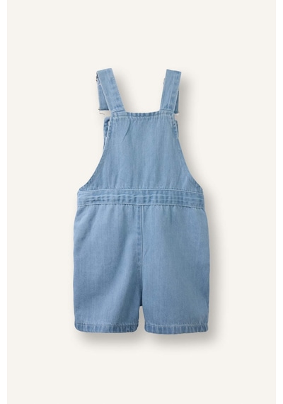 Defacto Ayıcılıklı Ayıcıklı Jean Tulum Erkek Bebek H2840A526SM Mavi