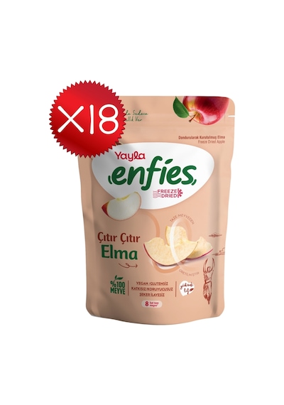 Yayla Enfies Freeze Dried Elma 15 G X 18 Adet