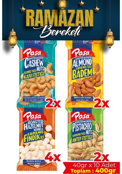 Paşa Kuruyemiş Karışık 10 x 40 G