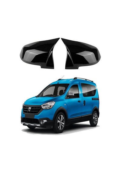 Dacia Dokker Araca Özel Batman Yarasa Ayna Kapağı Pianoblack